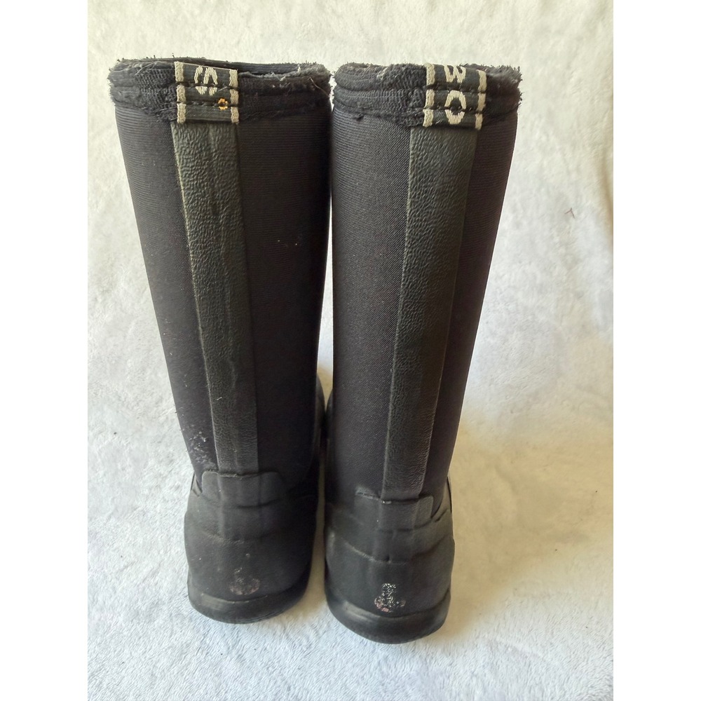 Bogs Classic High Boots Youth Size 3 Black Good Insulated Waterproof Rain Snow - Picture 3 of 6